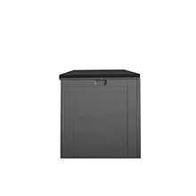Load image into Gallery viewer, Cosco Outdoor Living 88180BGY1E Cosco Outdoor Patio Storage, Extra Large, 180 Gallons, Charcoal Deck Box, Black/Gray