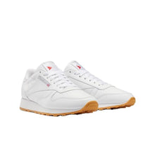 Load image into Gallery viewer, Reebok unisex adult Classic Leather Sneaker, Ftwr White/Pure Grey 3/ Rubber Gum-03, 11.5 Women 10 Men US