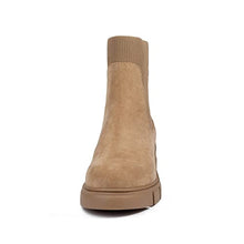 Load image into Gallery viewer, REDTOP Women's Elastic Chelsea Boots Chunky Block Heel Platform Lug Sole Ankle Booties
