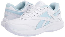 Load image into Gallery viewer, Reebok Women's Walk Ultra 7 DMX Max Shoe, White/Glass Blue/Collegiate Royal, 5
