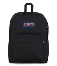 Load image into Gallery viewer, JanSport SuperBreak One Backpacks - Durable, Lightweight Bookbag with 1 Main Compartment, Front Utility Pocket with Built-in Organizer - Premium Backpack, Black