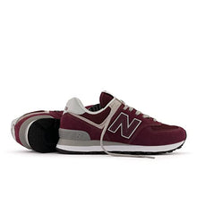 Load image into Gallery viewer, New Balance Women's 574 Core Sneaker, Burgundy/White, 5