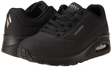 Load image into Gallery viewer, Skechers womens Skecher Street Women's Uno - Stand on Air Sneaker, Black/Black, 11 Wide US