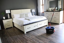 Load image into Gallery viewer, O-Cedar EasyWring RinseClean Microfiber Spin Mop & Bucket Floor Cleaning System, Grey