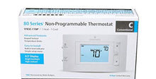 Load image into Gallery viewer, Emerson 1F83C-11NP Conventional (1H/1C) Non-Programmable Thermostat, White