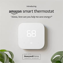 Load image into Gallery viewer, Certified Refurbished Amazon Smart Thermostat – ENERGY STAR certified, DIY install, Works with Alexa – C-wire required