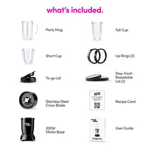 Load image into Gallery viewer, magic bullet Blender, Small, Black, 11 Piece Set