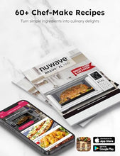 Load image into Gallery viewer, Nuwave Bravo XL Pro Air Fryer Toaster Oven, Improved 100% Super Convection, Quicker & Crispier Results, 100 Presets, Multi-Layer Even Cooking, 50-500F, Smart Probe, PFAS Free, 30QT, Stainless Steel