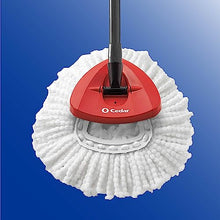 Load image into Gallery viewer, O-Cedar EasyWring Microfiber Spin Mop and Bucket Cleaning System