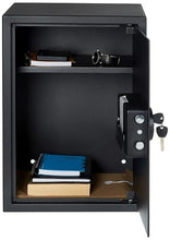 Load image into Gallery viewer, Amazon Basics Small Safe For Home, Steel Security, Electronic, Programmable Keypad Lock Box, 1.8 Cubic Feet, Black