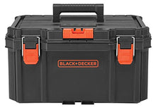 Load image into Gallery viewer, beyond by BLACK+DECKER BLACK+DECKER BDST60500APB Stackable Storage System - 3 Piece Set (Small, Deep Toolbox, and Rolling Tote)