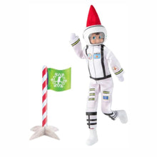 Load image into Gallery viewer, The Elf on the Shelf: A Christmas Tradition Boy Scout Elf (Blue Eyed) with Claus Couture Collection Clausmonaut Astronaut Accessory (Multi-Item Bundle)