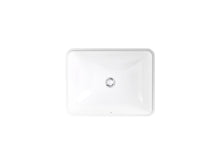 Load image into Gallery viewer, KOHLER 20000-0 Caxton Rectangle Undermount Bathroom Sink with Overflow Drain, 20-1/4" W x 15-11/16" D, White