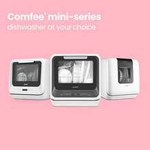 Load image into Gallery viewer, COMFEE' Portable Mini Dishwasher Countertop with 5L Built-in Water Tank for Apartments& RVs, No Hookup Needed, 6 Programs, 360° Dual Spray, 162℉ High-Temp& Air-Dry Function