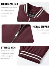 Load image into Gallery viewer, TACVASEN Men's Jackets Casual Stylish Bomber Coats For Men Jackets Men Windbreaker Jackets Lightweight Lightweight Golf Jackets