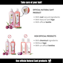 Load image into Gallery viewer, NATURAL SANT - Onion Biotin and Rosemary Shampoo & Treatment for Stronger, Thicker and Longer Strands - Soft Shine, Anti-Hair Loss and Thinning, Growth Formula, Paraben and Silicone Free