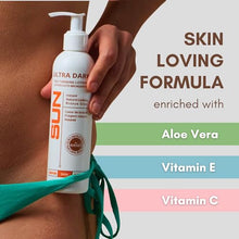 Load image into Gallery viewer, Sun Laboratories By Giesee Ultra Dark Sunless Tanning Lotion 8 oz - Premium Tanning Lotion for Instant Glow, Organic Self Tanner, Perfect for Body, Face, and Leg Bronzing