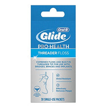 Load image into Gallery viewer, Glide Threader Floss, 30-Count Boxes of Single-Use Packets (Pack of 6)