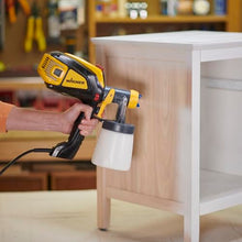 Load image into Gallery viewer, Wagner Spraytech 02419307 FLEXiO 595 Handheld HVLP Paint Sprayer, Sprays Most Unthinned Latex, Includes Two Nozzles - iSpray & Detail Finish Nozzle, Complete Adjustability, Lightweight Design