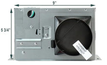 Load image into Gallery viewer, KAZE APPLIANCE SNP100 | 100 CFM | 0.8 Sone | No Attic Access Required Bathroom Ventilation Exhaust Extractor Fan