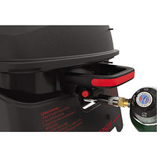 Load image into Gallery viewer, Megamaster 820-0065C 1 Burner Portable Gas Grill for Camping, Outdoor Cooking , Outdoor Kitchen, Patio, Garden, Barbecue with Two Foldable legs, Red + Black