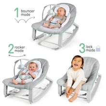 Load image into Gallery viewer, Ingenuity Keep Cozy 3-in-1 Grow with Me Vibrating Baby Bouncer, Seat & Infant to Toddler Rocker, Vibrations & -Toy Bar, 0-30 Months Up to 40 lbs (Weaver)