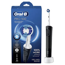 Load image into Gallery viewer, Oral-B Pro 500 Electric Toothbrush with (1) Brush Head, Rechargeable, Black