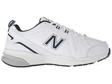 Load image into Gallery viewer, New Balance Men's 608 V5 Casual Comfort Cross Trainer, White/Navy, 11