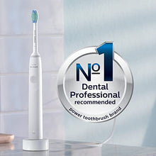 Load image into Gallery viewer, PHILIPS Sonicare 1100 Power Toothbrush, Rechargeable Electric Toothbrush, White Grey HX3641/02