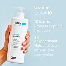 Load image into Gallery viewer, ISDIN Body Lotion Uradin10, 24 Hour Intense Hydration, 10% Urea, Fast Absorbing, Dermatologically Tested, 13.5 Fl Oz