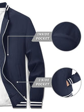 Load image into Gallery viewer, TACVASEN Jackets For Men Fashion Jackets Men Fashion Lightweight Jackets Spring Jackets Men Harrington Jacket Track Jacket Full Zip