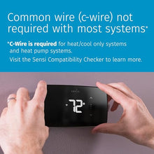 Load image into Gallery viewer, Sensi Lite Smart Thermostat, Data Privacy, Programmable, Wi-Fi, Easy DIY, Works With Alexa, Energy Star Certified, ST25, Most Systems C-Wire Not Required, Except On Heat/Cool Only and Heat Pump System