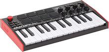 Load image into Gallery viewer, AKAI Professional MPK Mini MK3 - 25 Key USB MIDI Keyboard Controller With 8 Backlit Drum Pads, 8 Knobs and Music Production Software Included