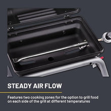 Load image into Gallery viewer, Char-Broil® 1-Burner Portable Propane Gas Grill, Black – 17402049