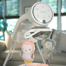 Load image into Gallery viewer, Ingenuity InLighten 5-Speed Baby Swing - Swivel Infant Seat, 5 Point Safety Harness, Nature Sounds, Lights - Nally Owl