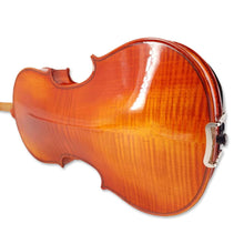 Load image into Gallery viewer, 4 Strings Violin Set Acoustic Violin 4/4 Full Set Flamed Maple Spruce Ebony Fittings 1/2 Violin 3/4 Violin 1/4 Violin for Beginners Solid Wood Violin with Hard Case & Violin Bow(4/4 Brown 1)
