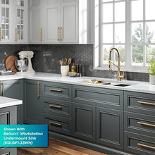 Load image into Gallery viewer, KRAUS Bolden Commercial Style 2-Function Single Handle Pull Down Kitchen Faucet in Spot-Free Brushed Brass, KPF-1610BB