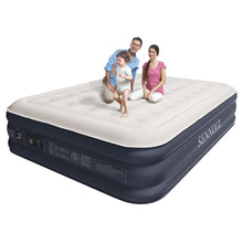 Load image into Gallery viewer, SENNOUL Air Mattress Queen with Built in Pump - 2 Mins Quick Self Inflatable,16"/650lbs Max Blow Up Bed, All Night Stability No Lost Air,No Peculiar Smell for Camping,Home,Guests & Portable Travel