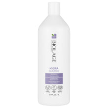 Load image into Gallery viewer, Biolage Hydrasource Salon Shampoo | Hydrates & Moisturizes Dry Hair | Helps Repair Split Ends | Paraben-Free | For Dry Hair | Weightless, Soft Finish | Vegan | Cruelty Free | 33.8 Fl. Oz