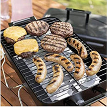 Load image into Gallery viewer, Duke Grills Omaha Go Anywhere Portable Gas Grill - Mini BBQ Propane Grill for Camping, RV, Tailgate - Cooks 8 hamburgers at once - Long Life Steel - Foldable Legs
