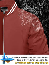 Load image into Gallery viewer, TACVASEN Jackets For Men Lightweight Bomber Jackets For Men Jackets Men's Casual Jacket Outdoor Windbreaker Lightweight Bomber Jacket