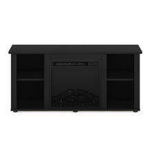 Load image into Gallery viewer, Furinno Jensen Entertainment Center Stand with Fireplace for TV up to 55 Inch, Americano, Corded Electric, Adjustable