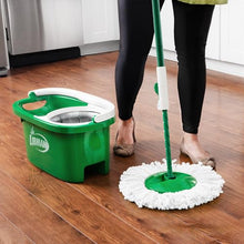 Load image into Gallery viewer, Libman Tornado Spin Mop System | Mop and Bucket with Wringer Set | Spin Mop | Floor Mop | Libman Mop | Mops for Floor Cleaning | Hardwood Floor Mop | 1 Mop Head Included