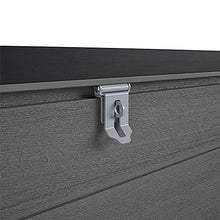 Load image into Gallery viewer, Cosco Outdoor Living 88180BGY1E Cosco Outdoor Patio Storage, Extra Large, 180 Gallons, Charcoal Deck Box, Black/Gray