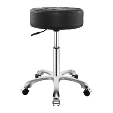 Load image into Gallery viewer, Rolling Adjustable Stool for Work Medical Tattoo Salon Office,Heavy Duty Esthetician Hydraulic Chair Stool with Wheels (Black)