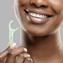 Load image into Gallery viewer, Plackers Micro Mint Dental Flossers, Fold-Out Toothpick, Super Tuffloss, Easy Storage with Sure-Zip Seal, Fresh Mint Flavor, 750 Count (Pack of 5)