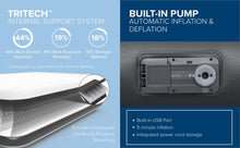 Load image into Gallery viewer, SLEEPLUX Durable Inflatable Air Mattress with Built-in Pump, Pillow and USB Charger, 22" Tall Queen