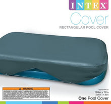 Load image into Gallery viewer, Intex B008VQWPDK Rectangular Pool Cover for Swim Centers 58412EP, 1 Pack Multi