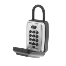 Load image into Gallery viewer, Master Lock Black Outdoor Key Lock Box with Push Buttons to Hide a Key, Easily Set, Share, and Change Combination for Tenants, Guests, Clients, Move Between Listings, 5422E