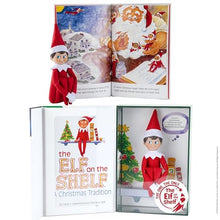 Load image into Gallery viewer, The Elf on the Shelf: A Christmas Tradition - Boy Scout Elf with Blue Eyes - Includes Artfully Illustrated Storybook, Keepsake Box and Official Adoption Certificate